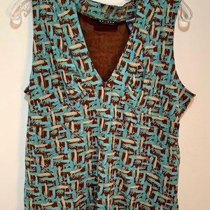 Liz Claiborne Axcess Sleeveless Dress Blouse